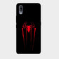 Spider Man - Black - Mobile Phone Cover - Hard Case - Vivo