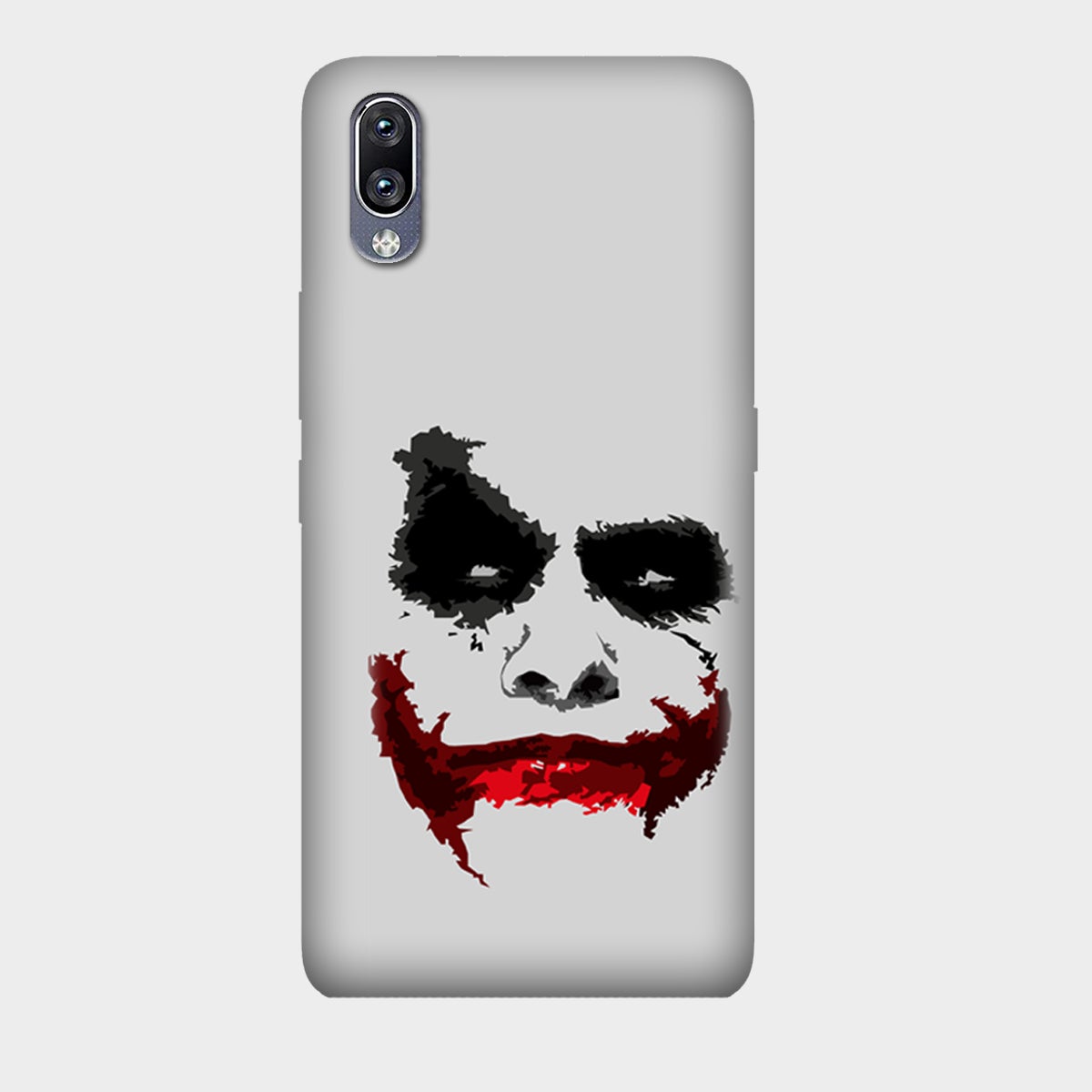 The Joker Face - White - Mobile Phone Cover - Hard Case - Vivo