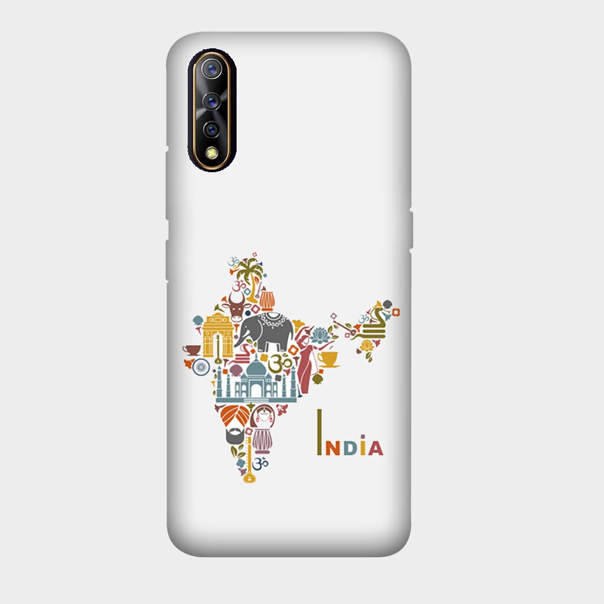 Incredible India - Mobile Phone Cover - Hard Case - Vivo