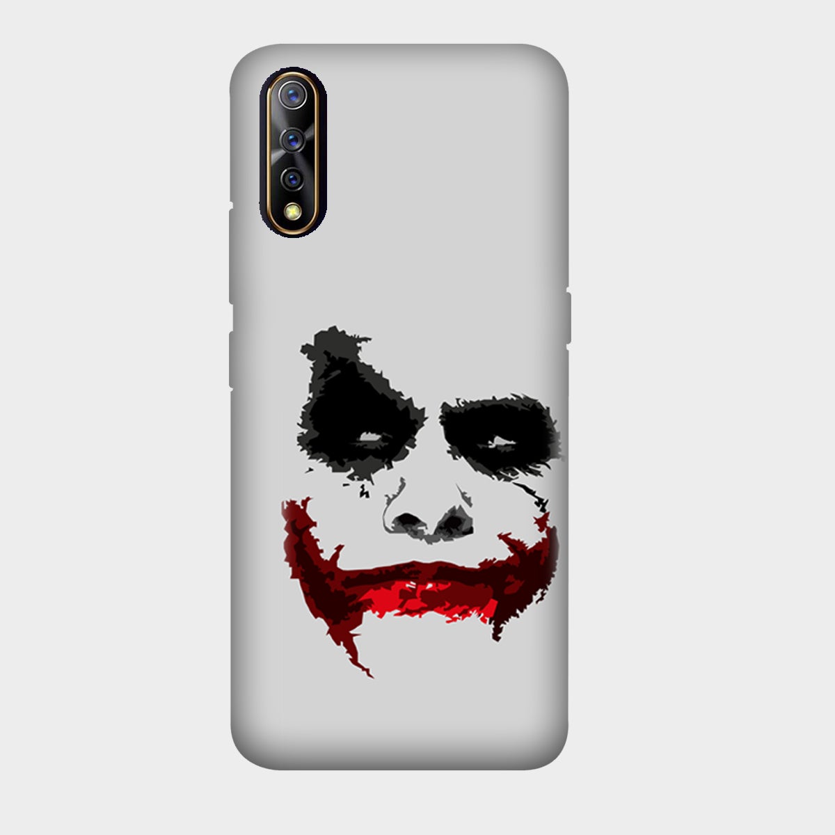 The Joker Face - White - Mobile Phone Cover - Hard Case - Vivo