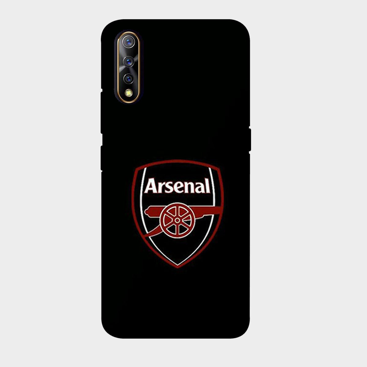 Arsenal - Black - Mobile Phone Cover - Hard Case - Vivo