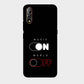 Music On World Off - Mobile Phone Cover - Hard Case - Vivo