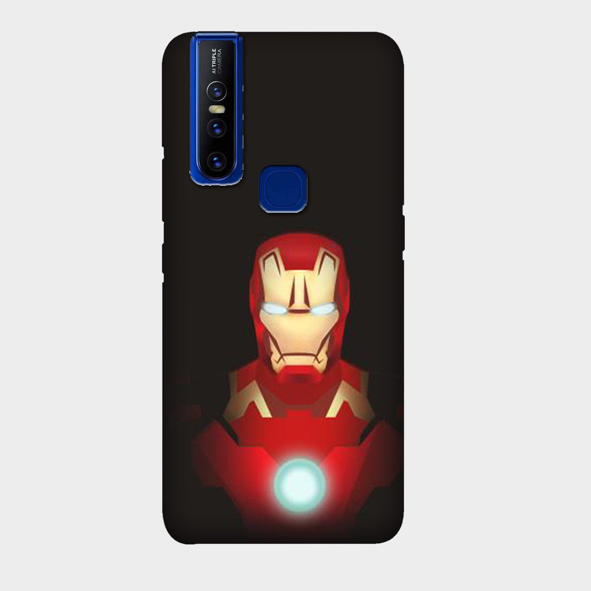 Iron Man - Black - Mobile Phone Cover - Hard Case - Vivo