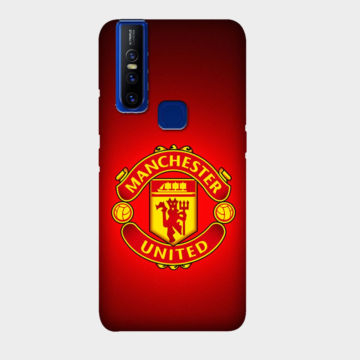 Manchester United Red - Mobile Phone Cover - Hard Case - Vivo