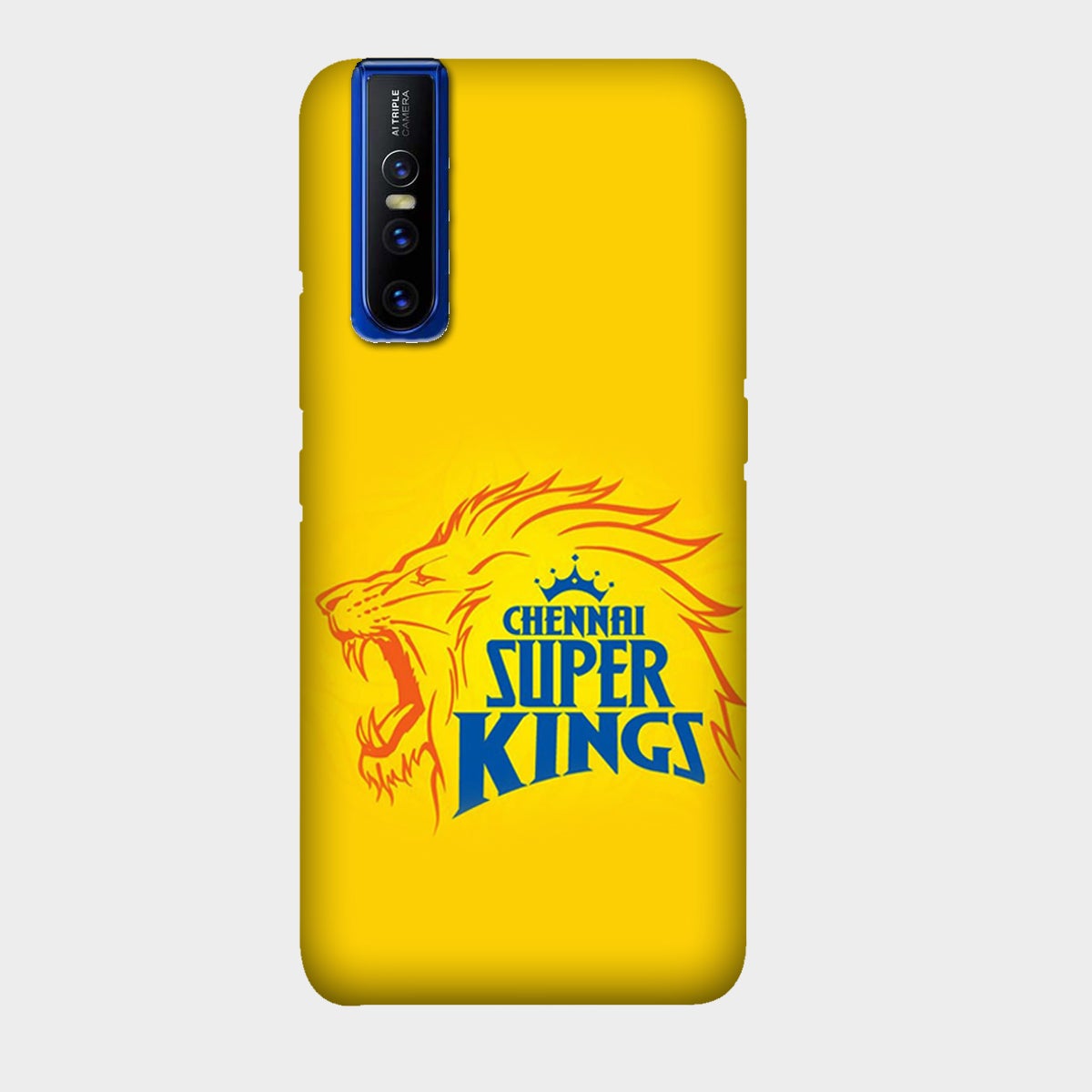 Chennai Super Kings - Yellow - Mobile Phone Cover - Hard Case - Vivo