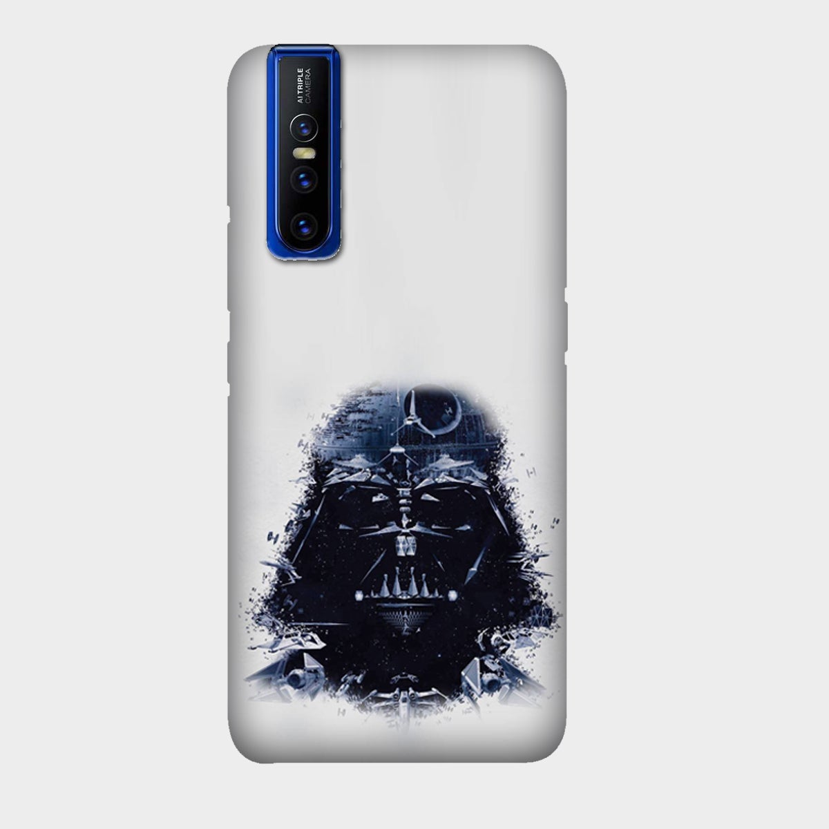 Star Wars - Darth Vader - White - Mobile Phone Cover - Hard Case - Vivo