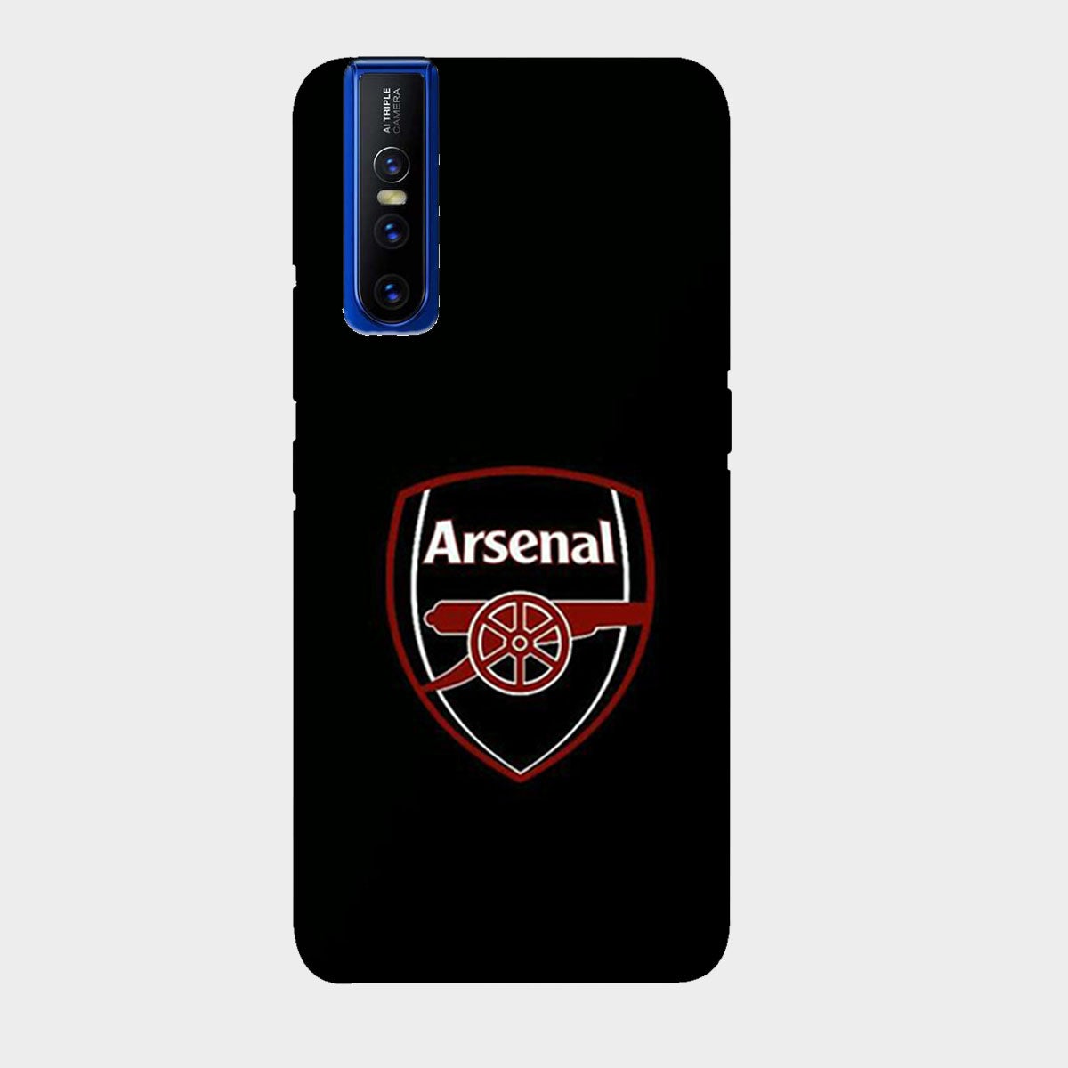 Arsenal - Black - Mobile Phone Cover - Hard Case - Vivo