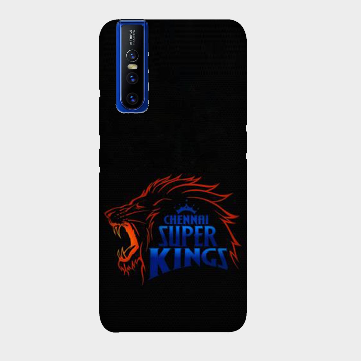 Chennai Super Kings - Black - Mobile Phone Cover - Hard Case - Vivo