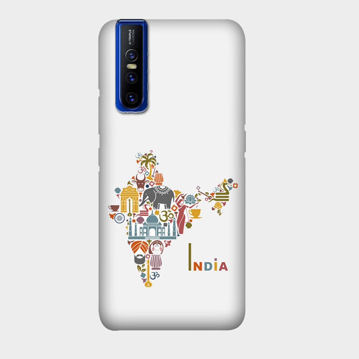 Incredible India - Mobile Phone Cover - Hard Case - Vivo