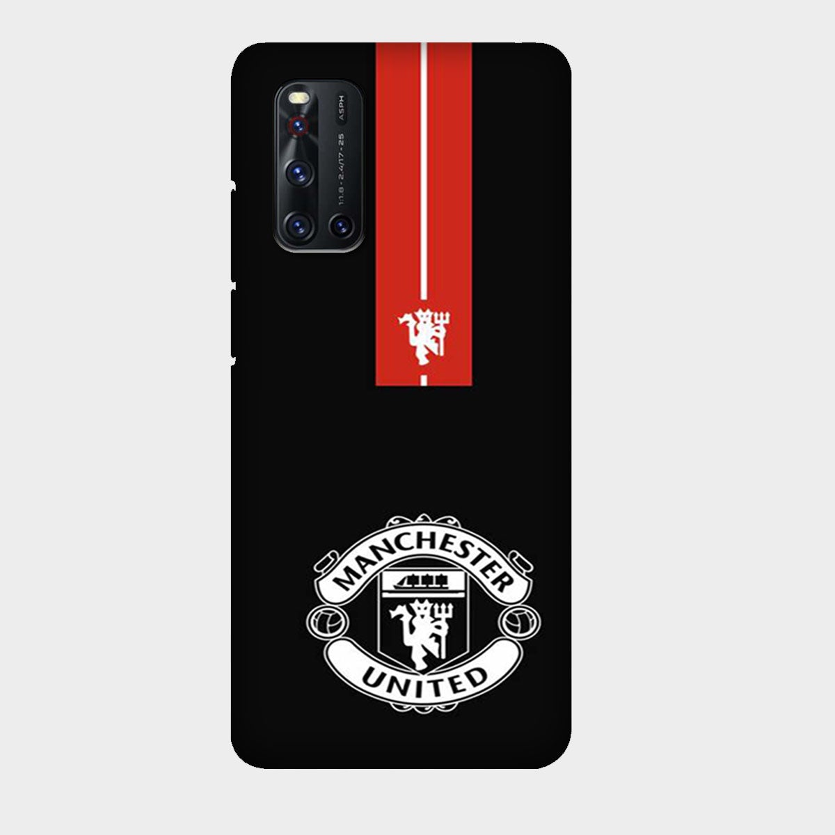 Manchester United Black - Mobile Phone Cover - Hard Case - Vivo