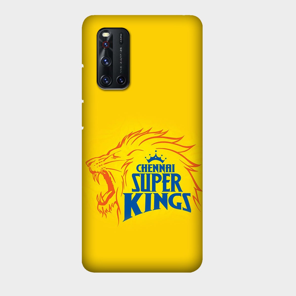 Chennai Super Kings - Yellow - Mobile Phone Cover - Hard Case - Vivo