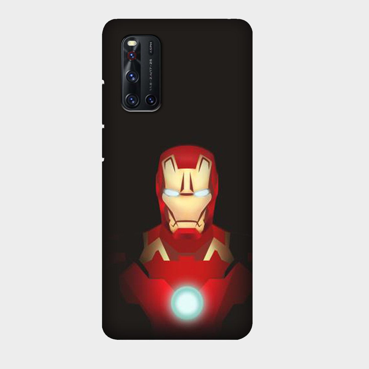 Iron Man - Black - Mobile Phone Cover - Hard Case - Vivo