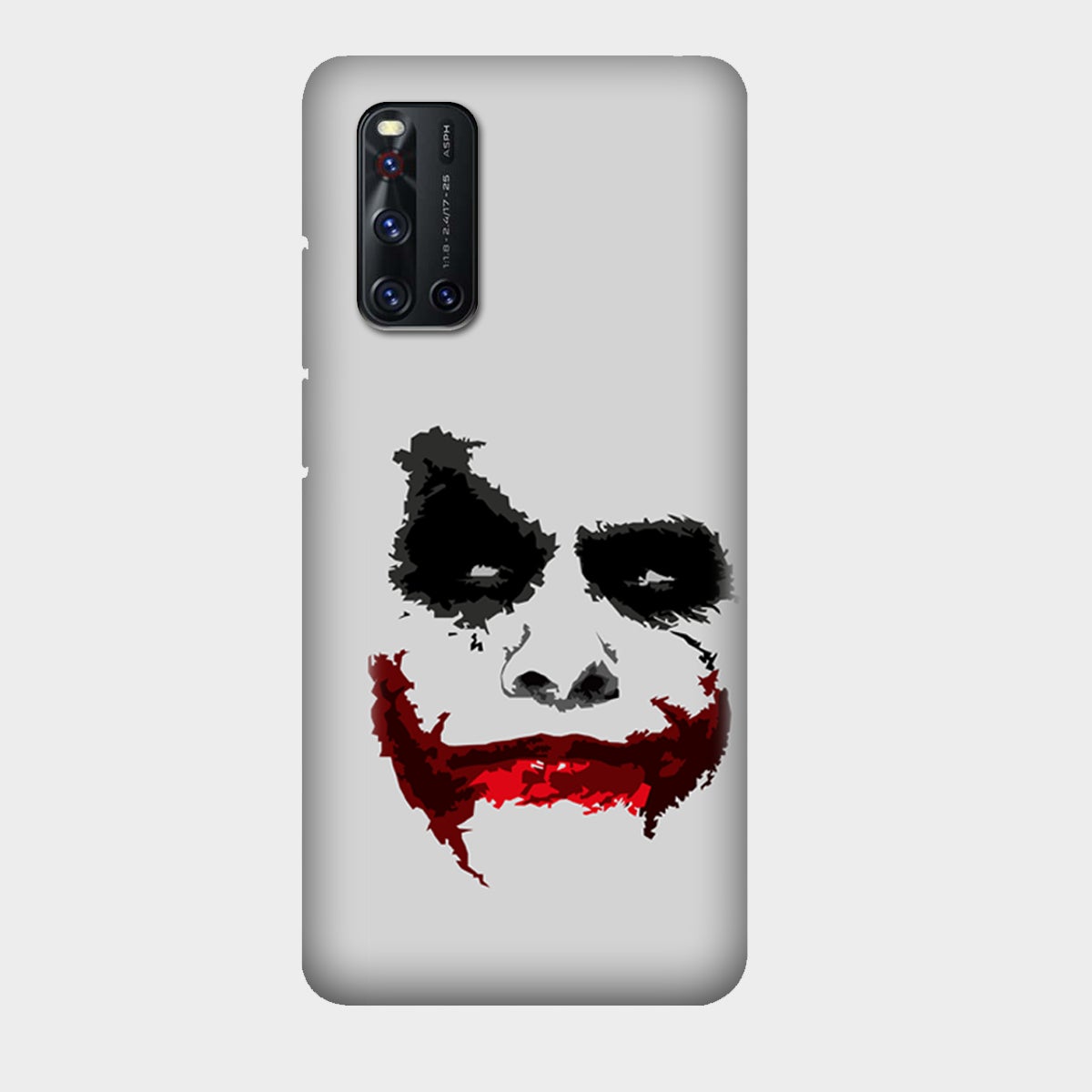 The Joker Face - White - Mobile Phone Cover - Hard Case - Vivo