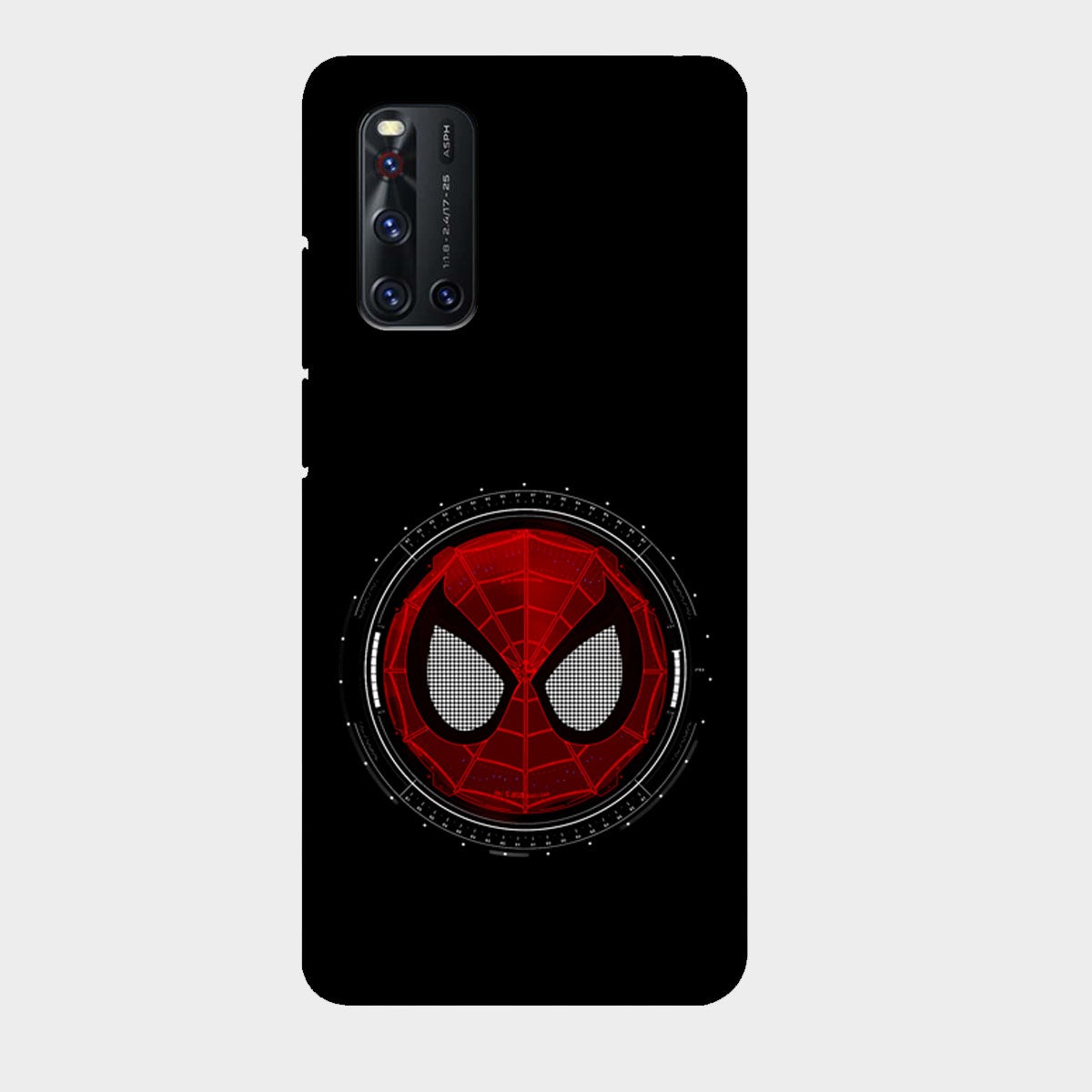 Spider Man - Round - Mobile Phone Cover - Hard Case - Vivo