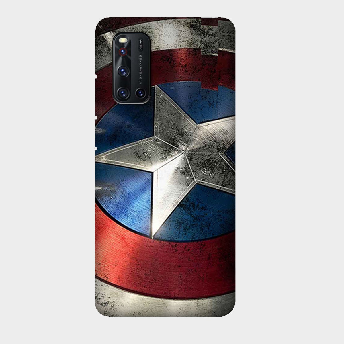 Captain America Shield - Mobile Phone Cover - Hard Case 1 - Vivo