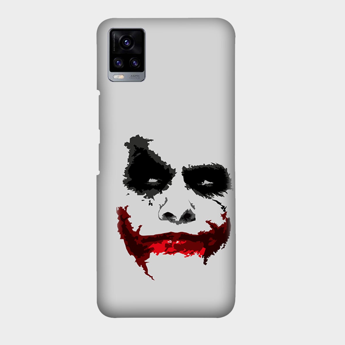 The Joker Face - White - Mobile Phone Cover - Hard Case - Vivo