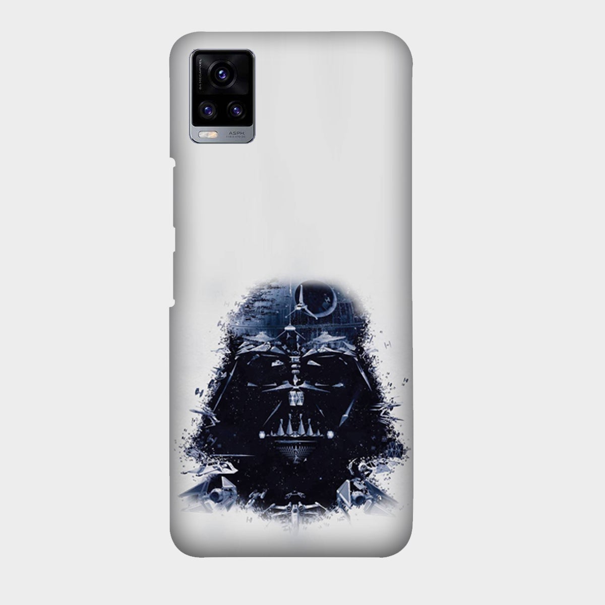 Star Wars - Darth Vader - White - Mobile Phone Cover - Hard Case - Vivo