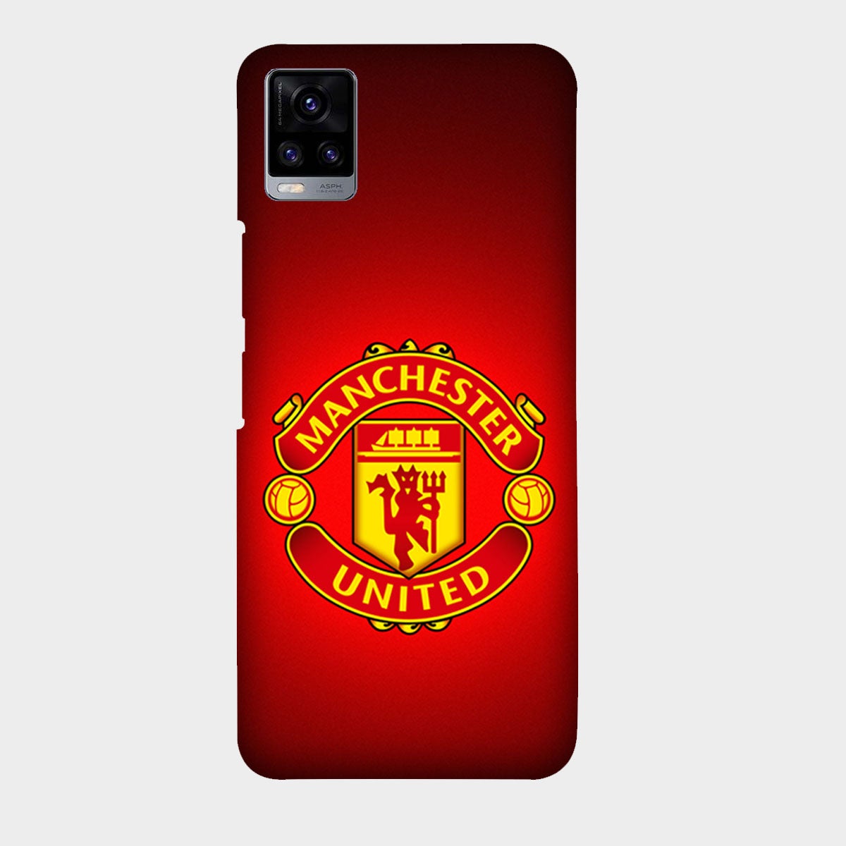 Manchester United Red - Mobile Phone Cover - Hard Case - Vivo