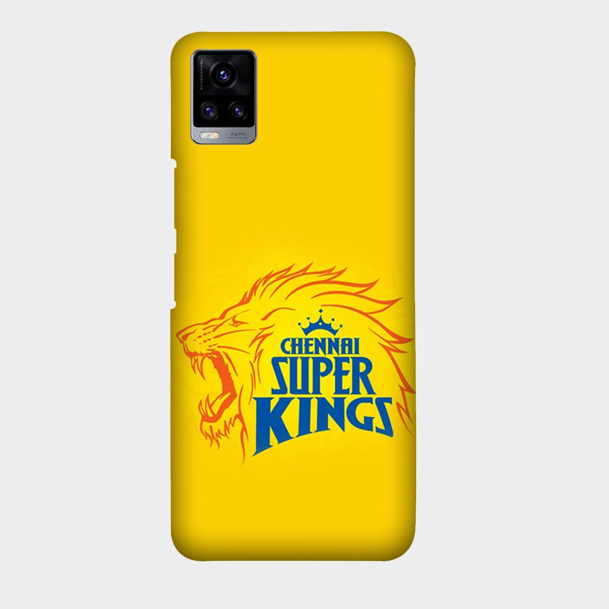 Chennai Super Kings - Yellow - Mobile Phone Cover - Hard Case - Vivo