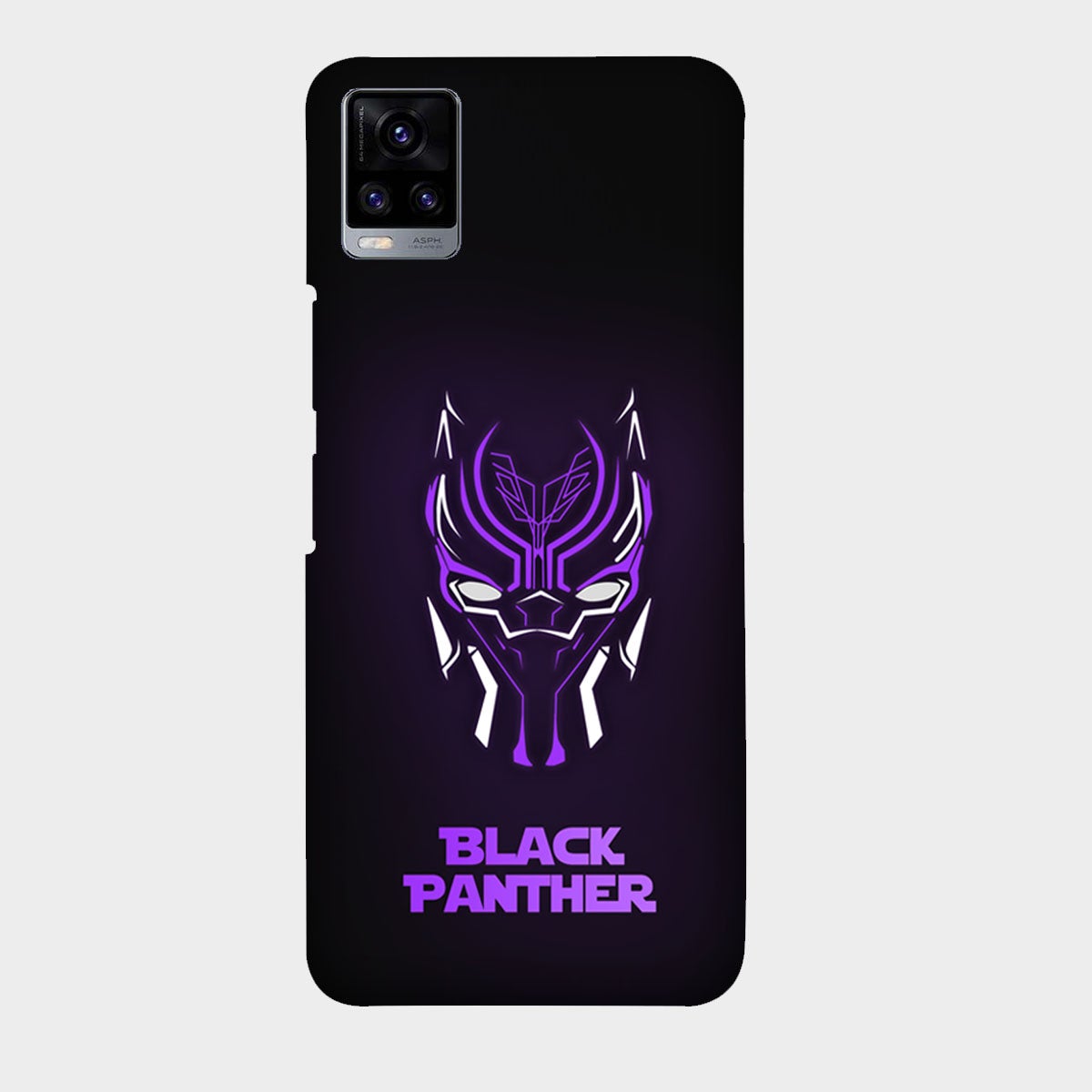 Black Panther - Purple - Mobile Phone Cover - Hard Case - Vivo