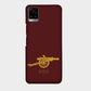 Arsenal - Gunner- Maroon - Mobile Phone Cover - Hard Case - Vivo
