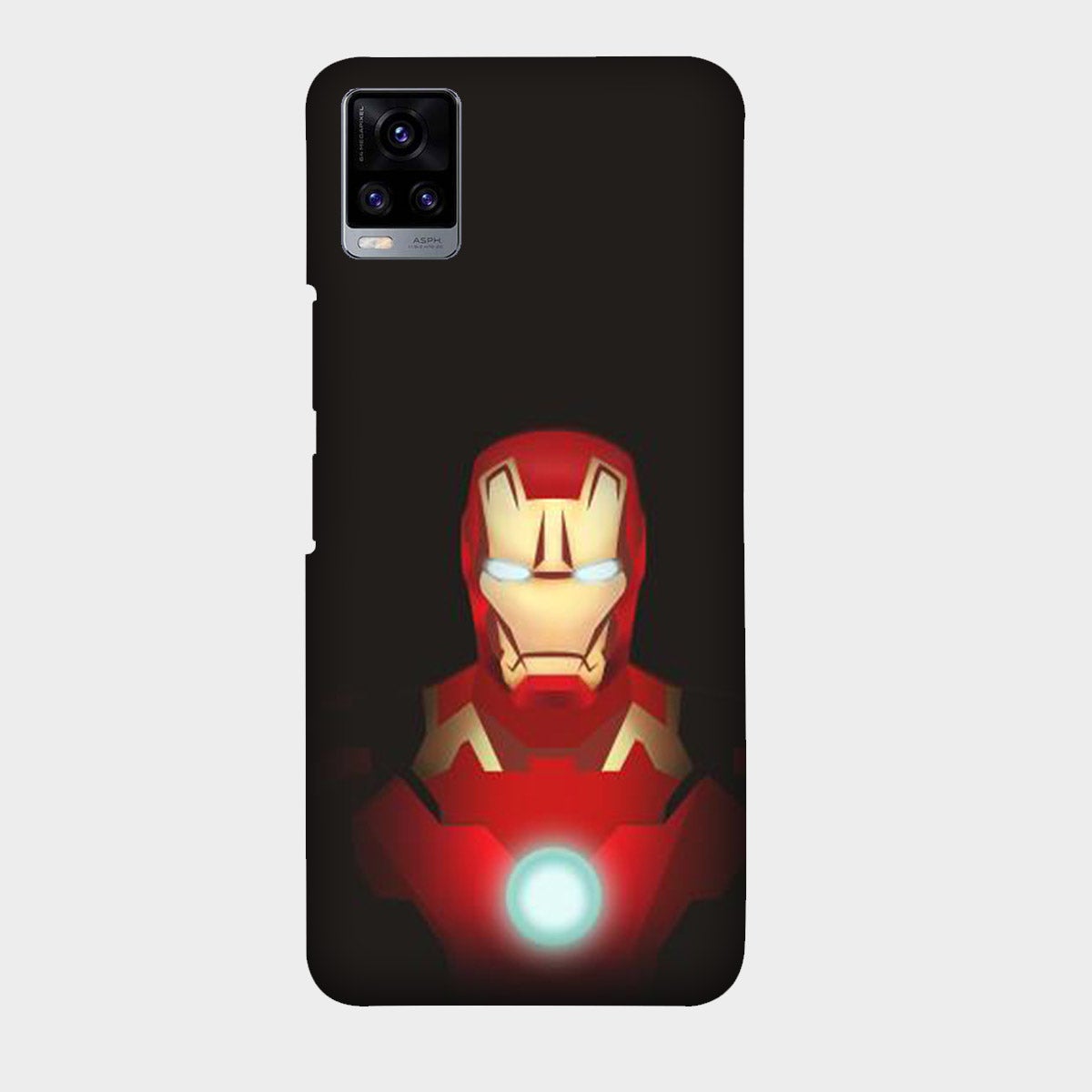 Iron Man - Black - Mobile Phone Cover - Hard Case - Vivo