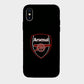 Arsenal - Black - Mobile Phone Cover - Hard Case