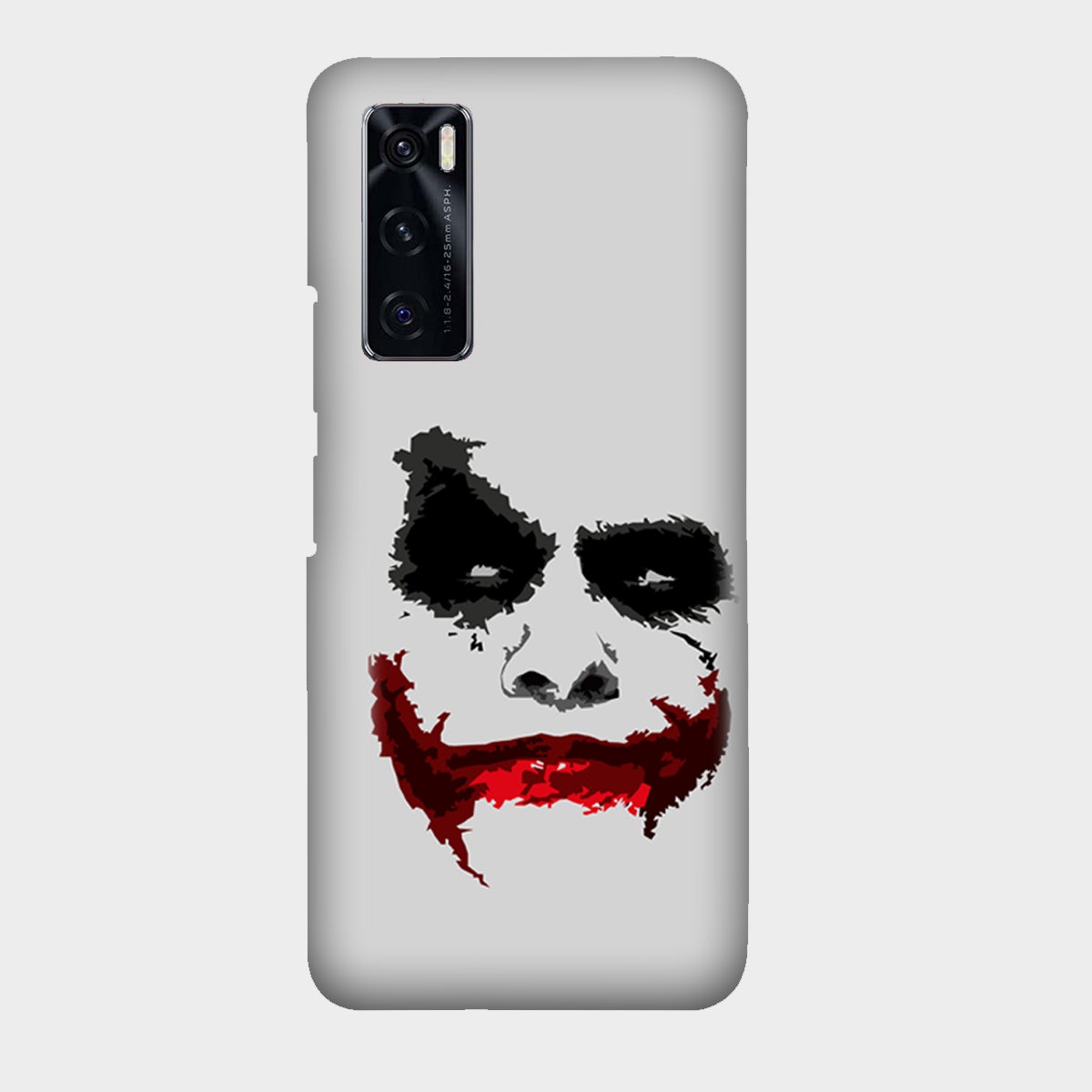 The Joker Face - White - Mobile Phone Cover - Hard Case - Vivo