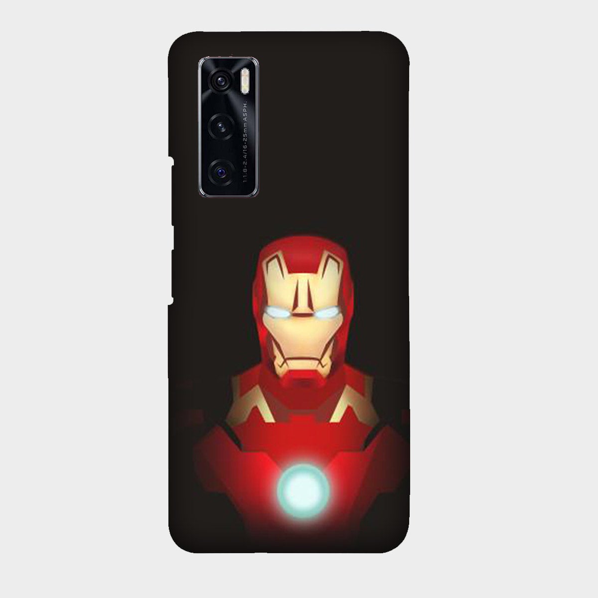 Iron Man - Black - Mobile Phone Cover - Hard Case - Vivo