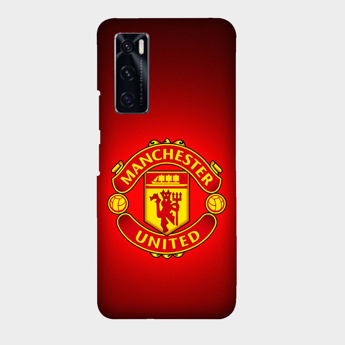 Manchester United Red - Mobile Phone Cover - Hard Case - Vivo