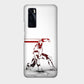 Iron Man - Red & White - Punch - Mobile Phone Cover - Hard Case - Vivo