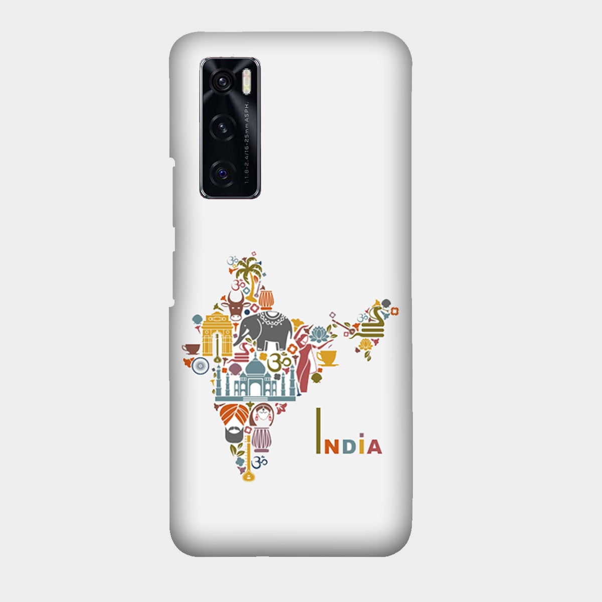 Incredible India - Mobile Phone Cover - Hard Case - Vivo