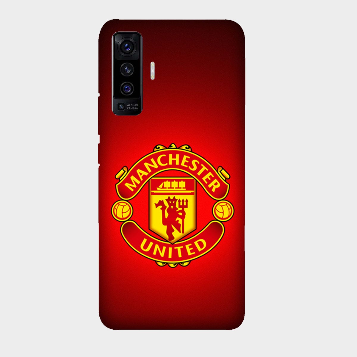 Manchester United Red - Mobile Phone Cover - Hard Case - Vivo