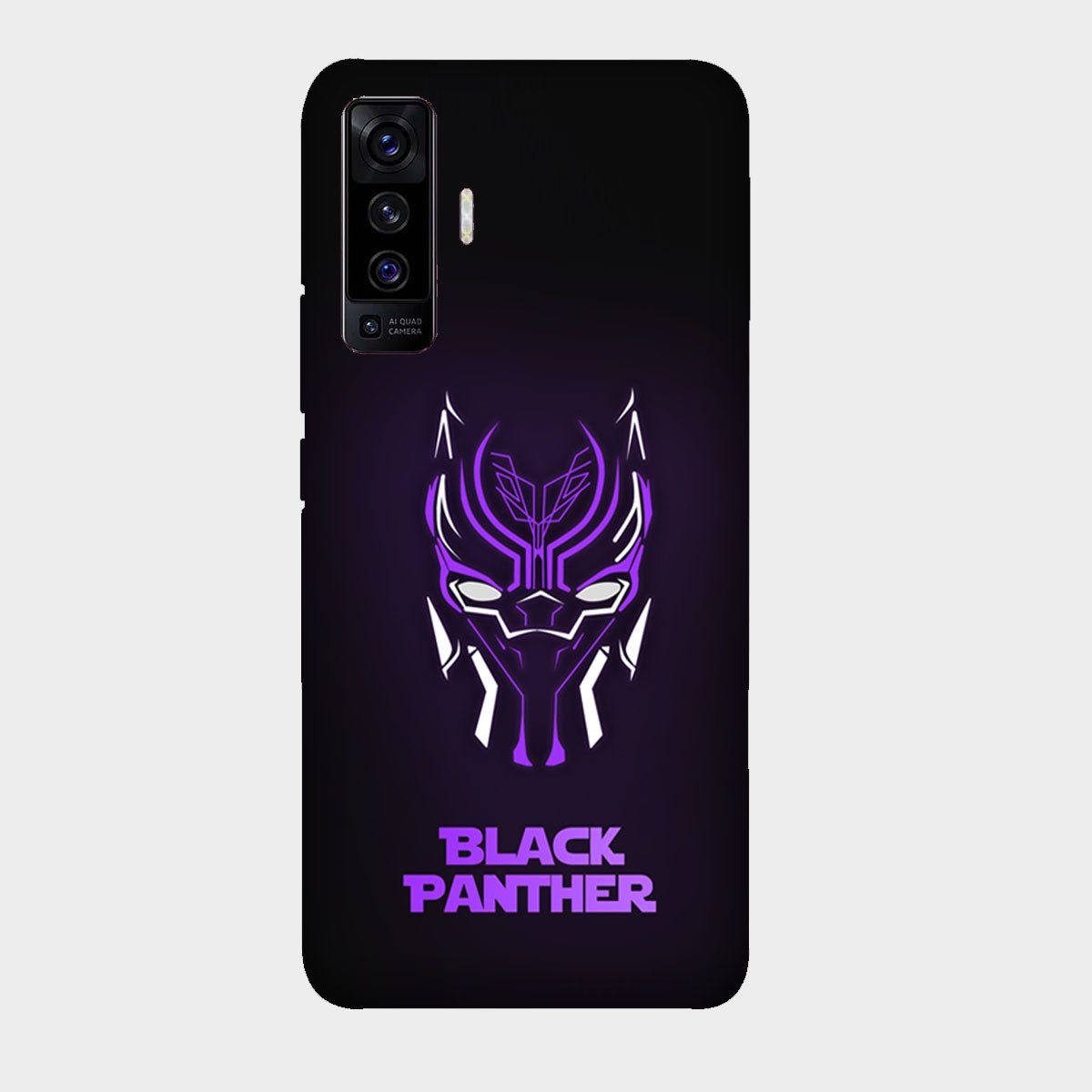 Black Panther - Purple - Mobile Phone Cover - Hard Case - Vivo