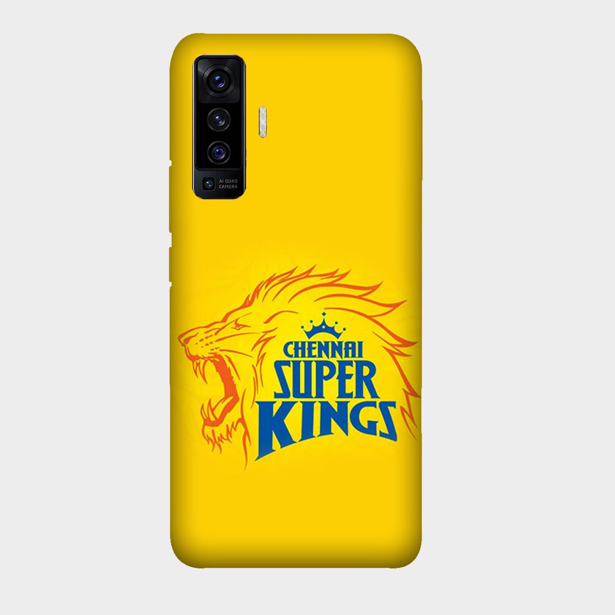 Chennai Super Kings - Yellow - Mobile Phone Cover - Hard Case - Vivo