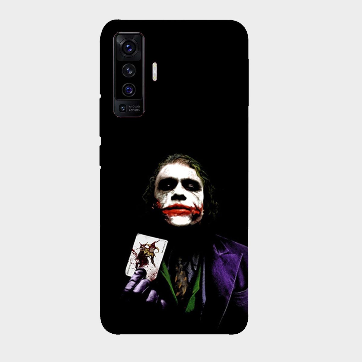 The Joker with Card - Mobile Phone Cover - Hard Case - Vivo