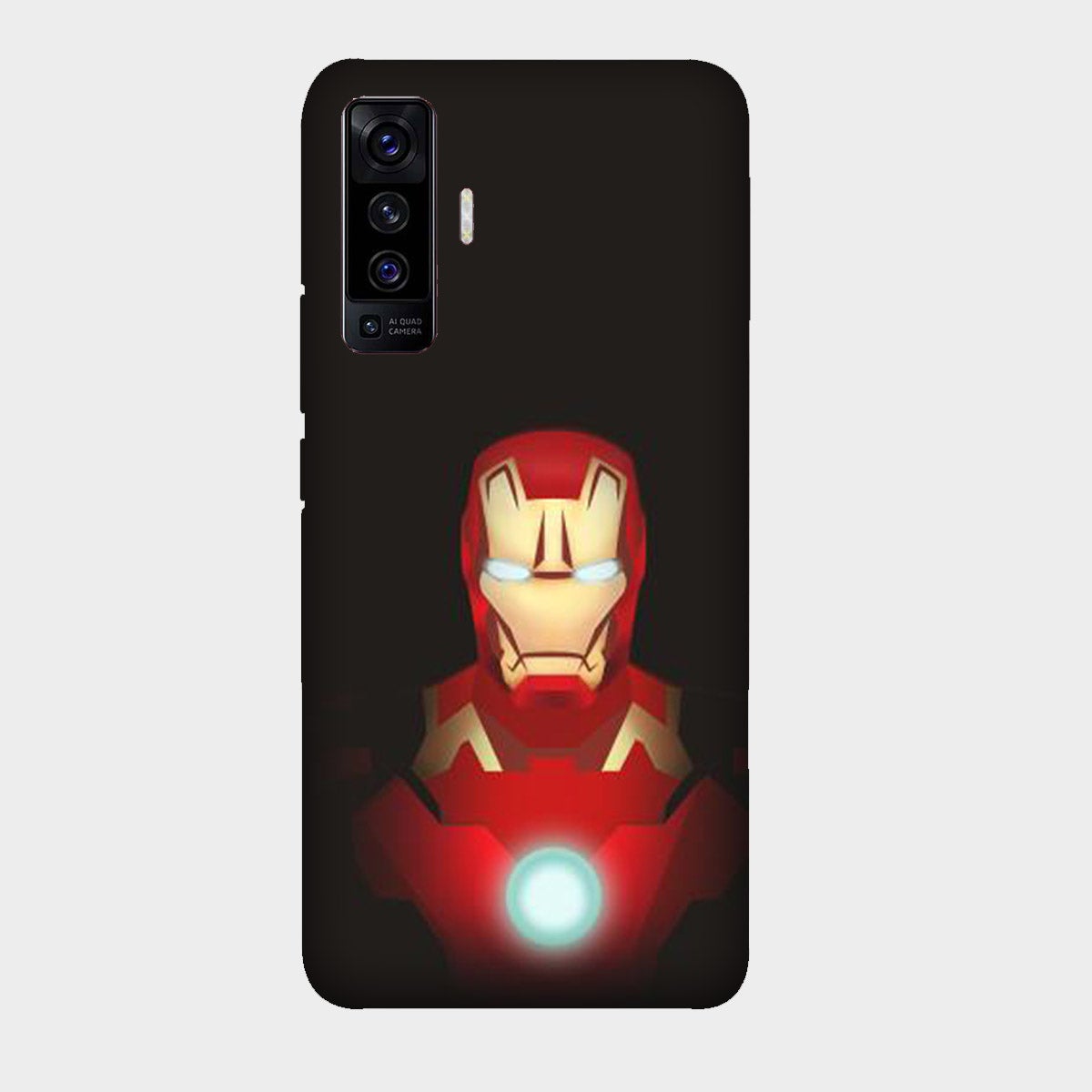 Iron Man - Black - Mobile Phone Cover - Hard Case - Vivo