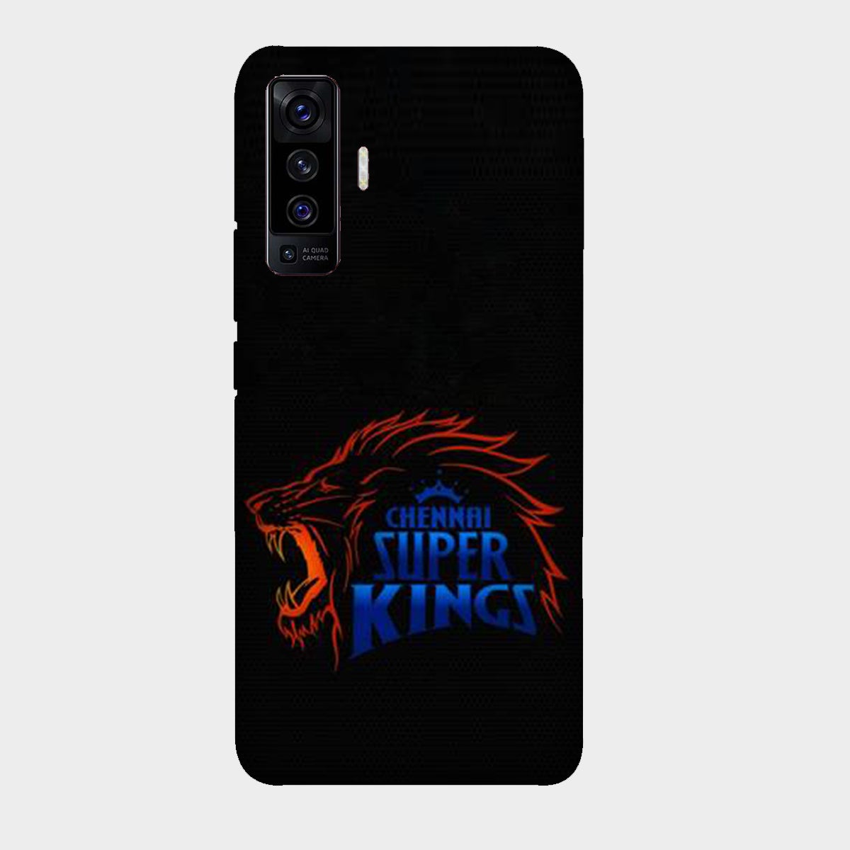 Chennai Super Kings - Black - Mobile Phone Cover - Hard Case - Vivo