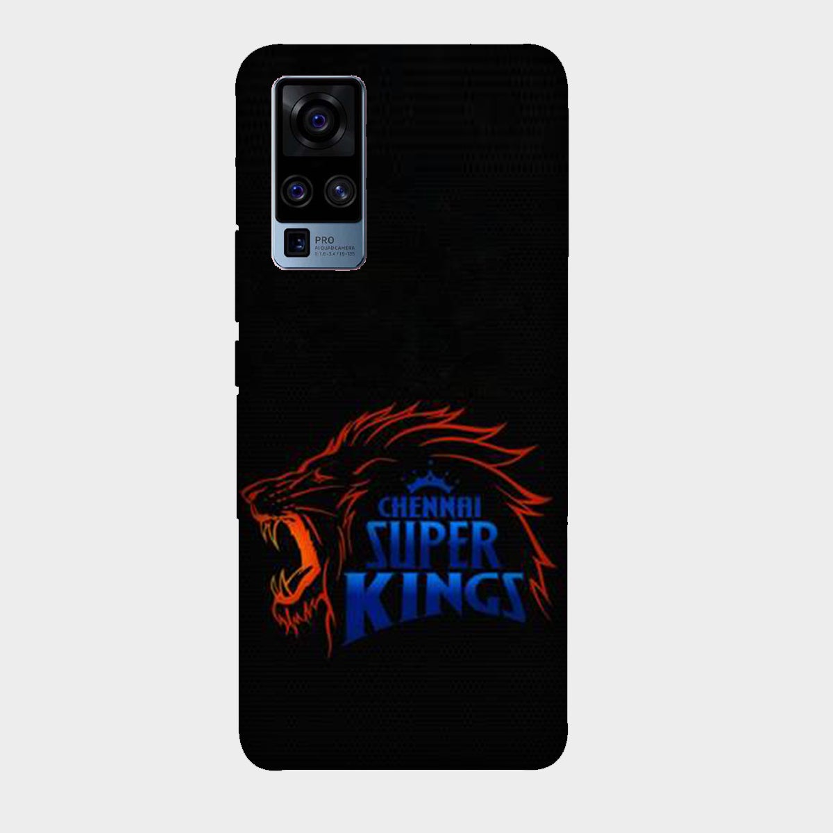 Chennai Super Kings - Black - Mobile Phone Cover - Hard Case - Vivo