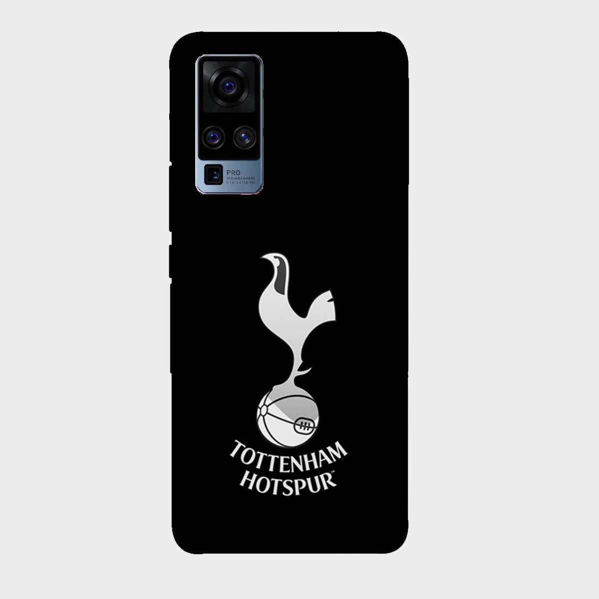 Tottenham Hotspurs - Black - Mobile Phone Cover - Hard Case - Vivo