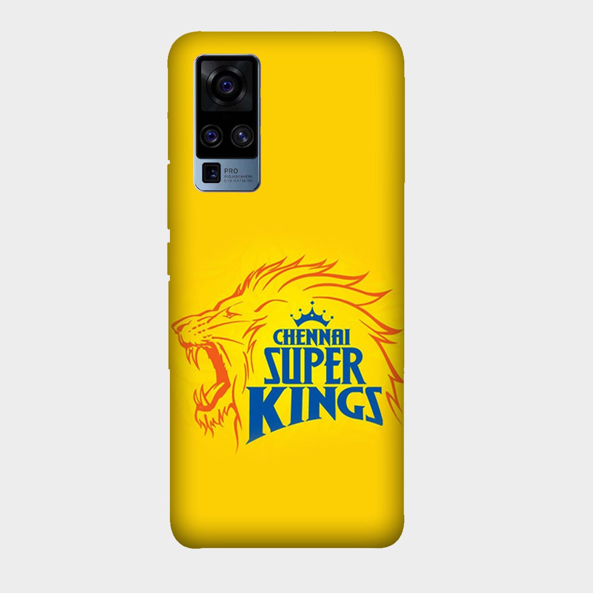 Chennai Super Kings - Yellow - Mobile Phone Cover - Hard Case - Vivo