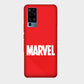 Marvel - Red - Mobile Phone Cover - Hard Case - Vivo