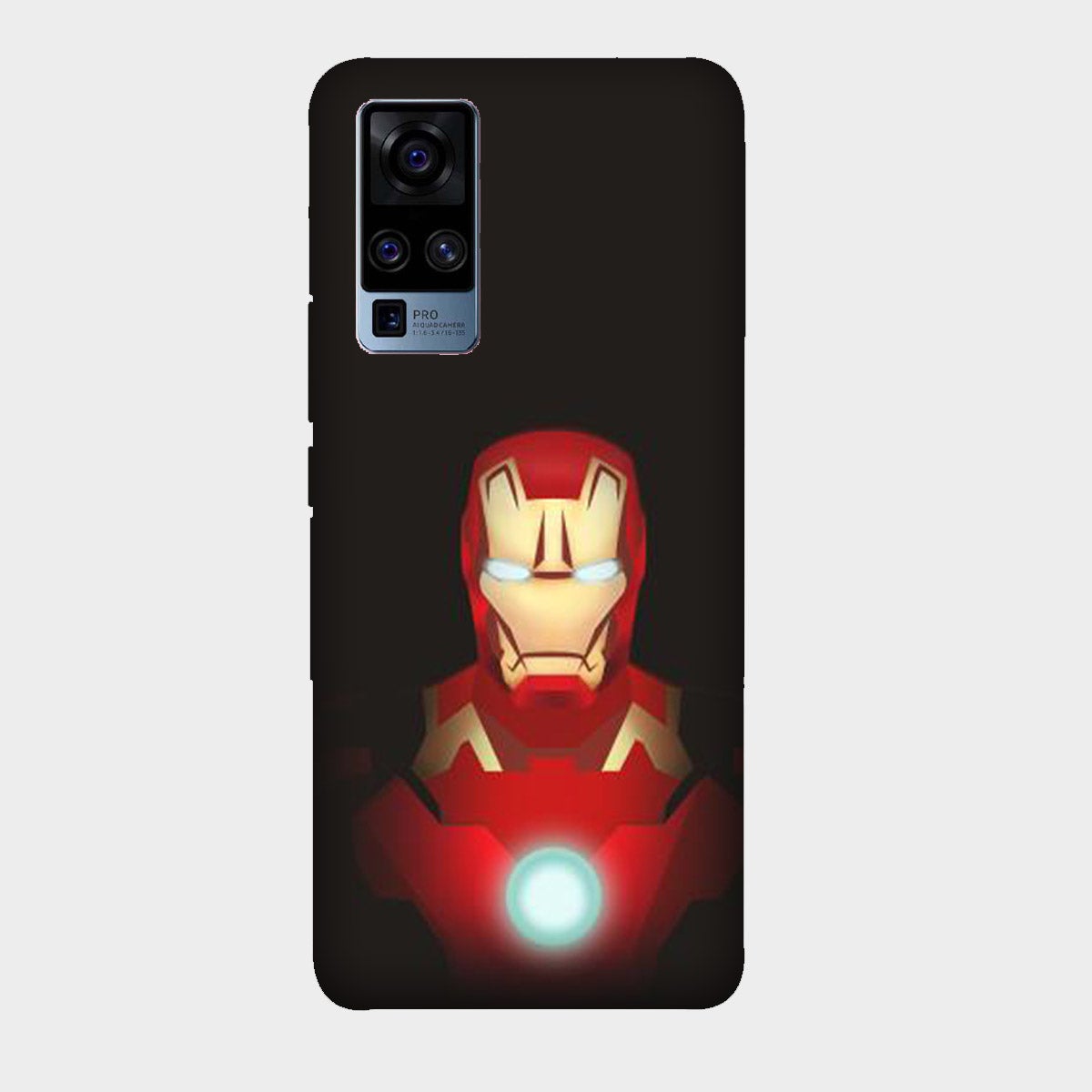 Iron Man - Black - Mobile Phone Cover - Hard Case - Vivo