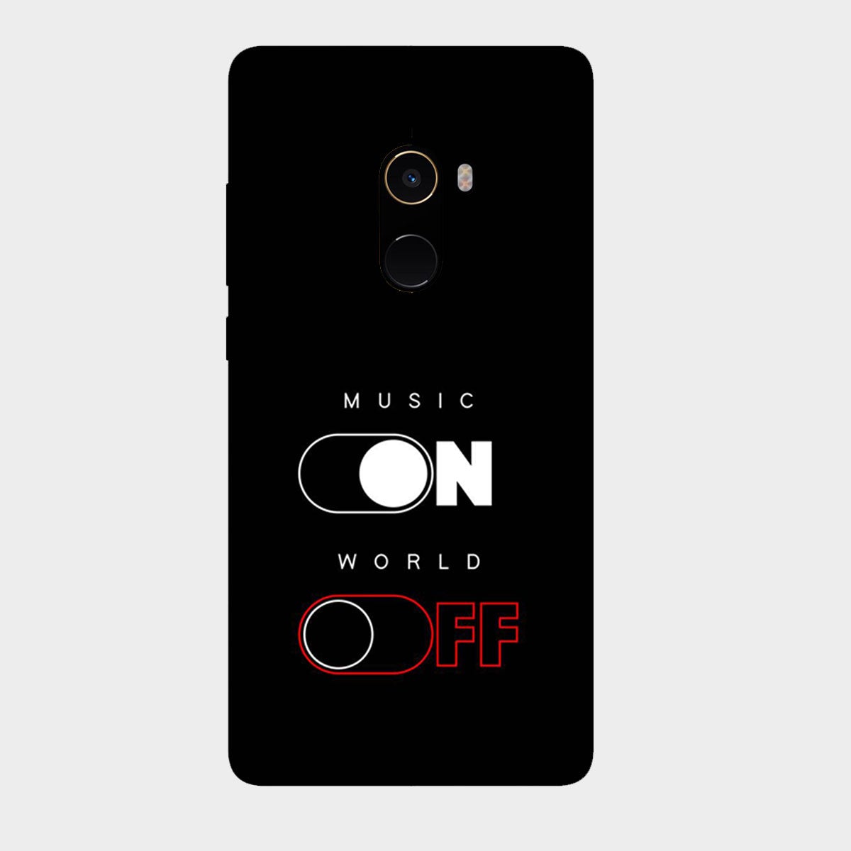 Music On World Off - Mobile Phone Cover - Hard Case