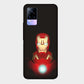 Iron Man - Black - Mobile Phone Cover - Hard Case - Vivo