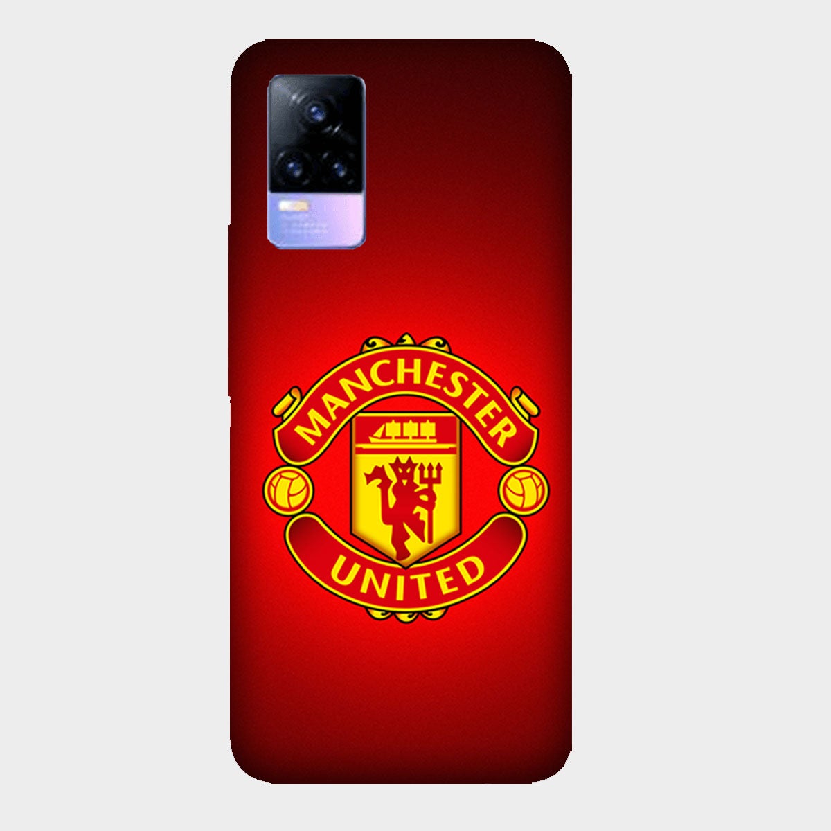 Manchester United Red - Mobile Phone Cover - Hard Case - Vivo