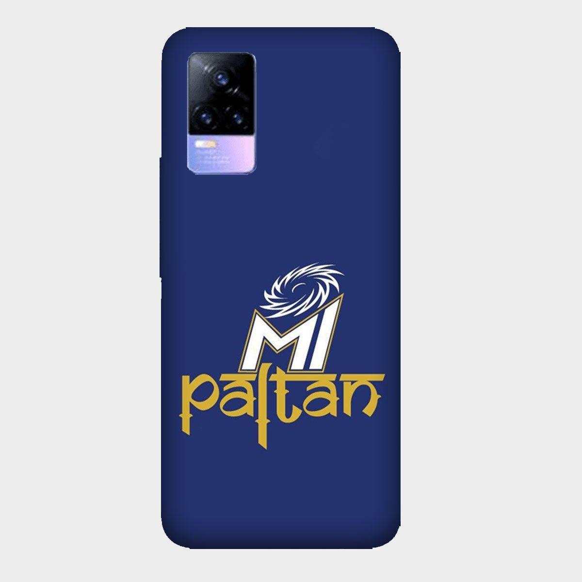 Mumbai Indians - MI Paltan - Mobile Phone Cover - Hard Case - Vivo