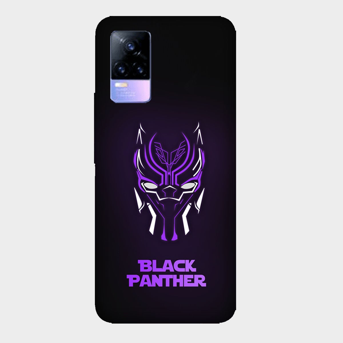 Black Panther - Purple - Mobile Phone Cover - Hard Case - Vivo