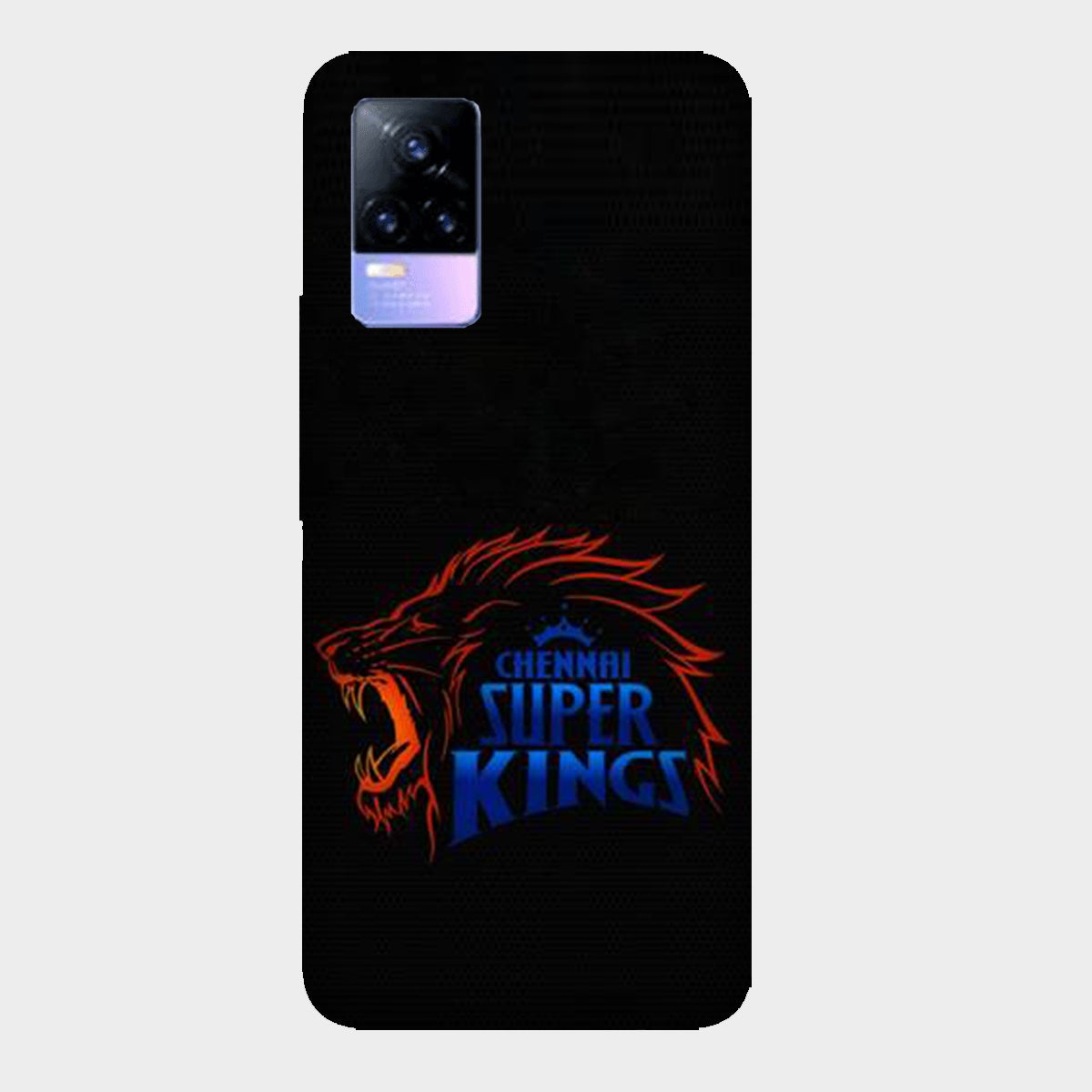 Chennai Super Kings - Black - Mobile Phone Cover - Hard Case - Vivo