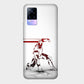 Iron Man - Red & White - Punch - Mobile Phone Cover - Hard Case - Vivo